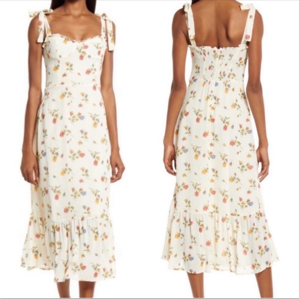 Reformation Nikita dress in Noemi